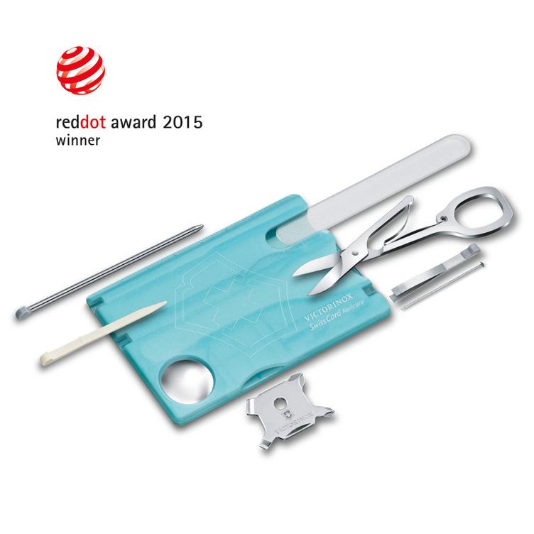 Victorinox Swiss Card Nailcare ice blue