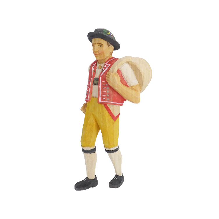 Appenzeller Senn avec seau