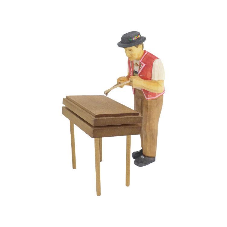 Jeu de 2 Hackbrettspieler Appenzeller