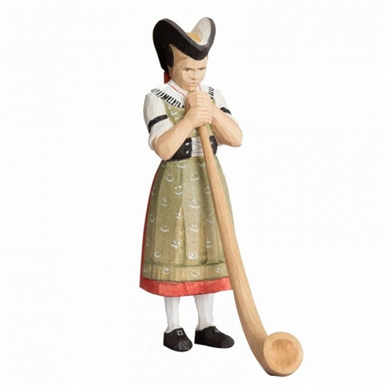 Joueur de cor des Alpes d`Appenzell