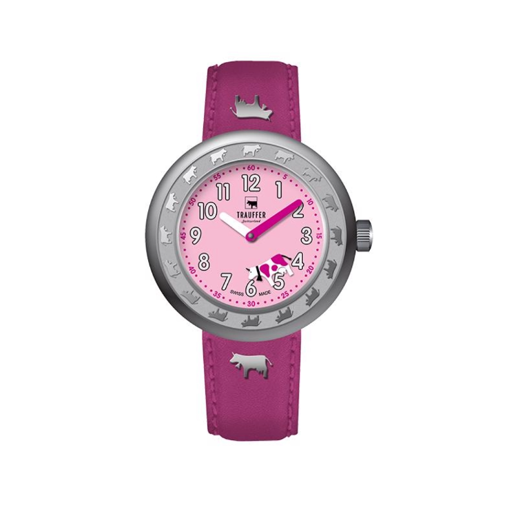 Orologio per bambini Trauffer rosa