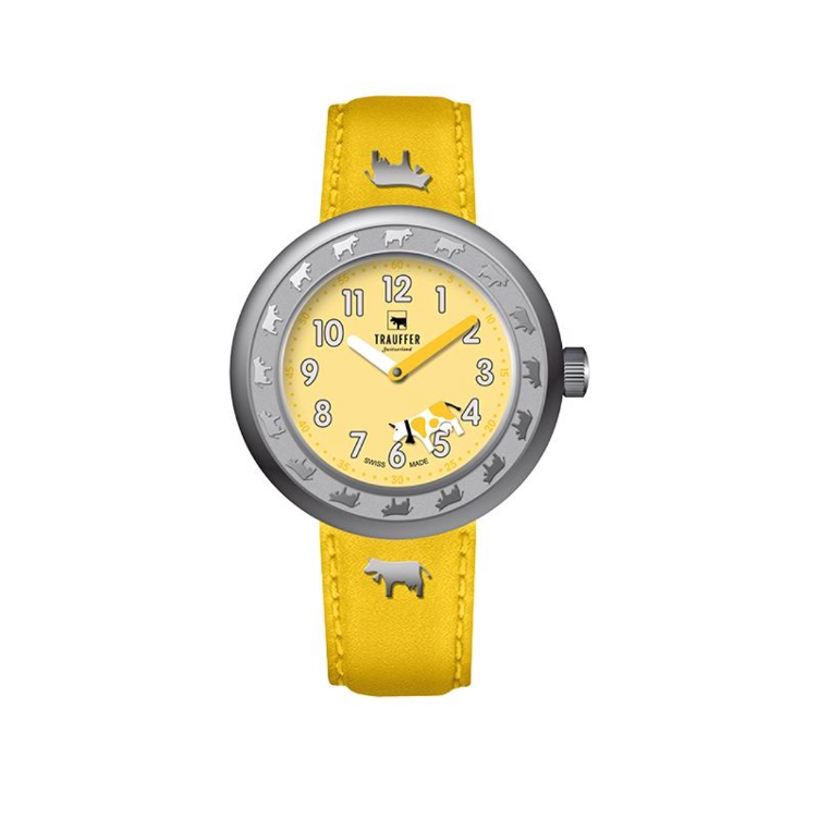 Orologio da bambino Trauffer giallo