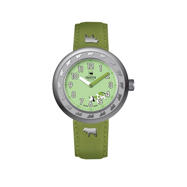 Orologio per bambini Trauffer verde