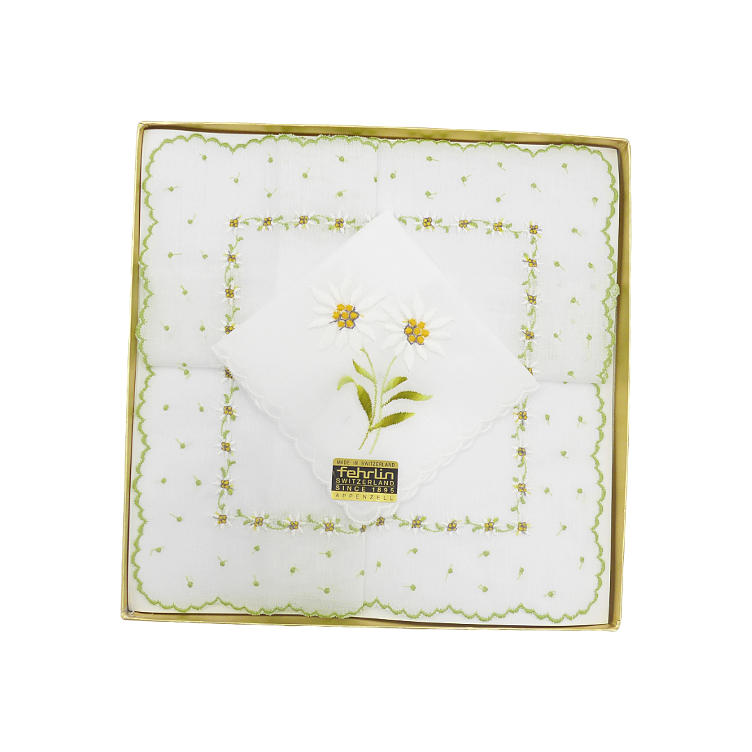 Taschentücher Geschenkverp. Edelweiss 2 Stk.