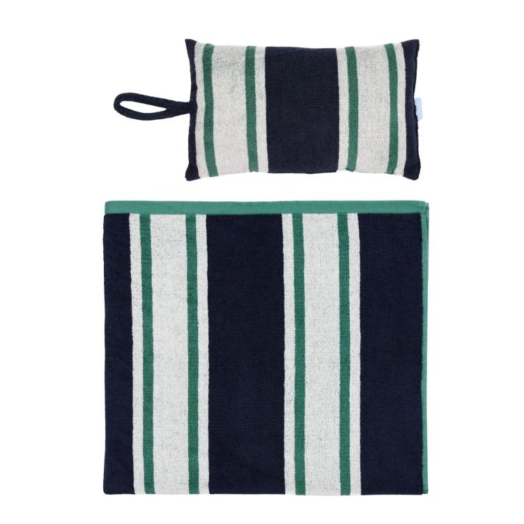 Bath towel including pillow