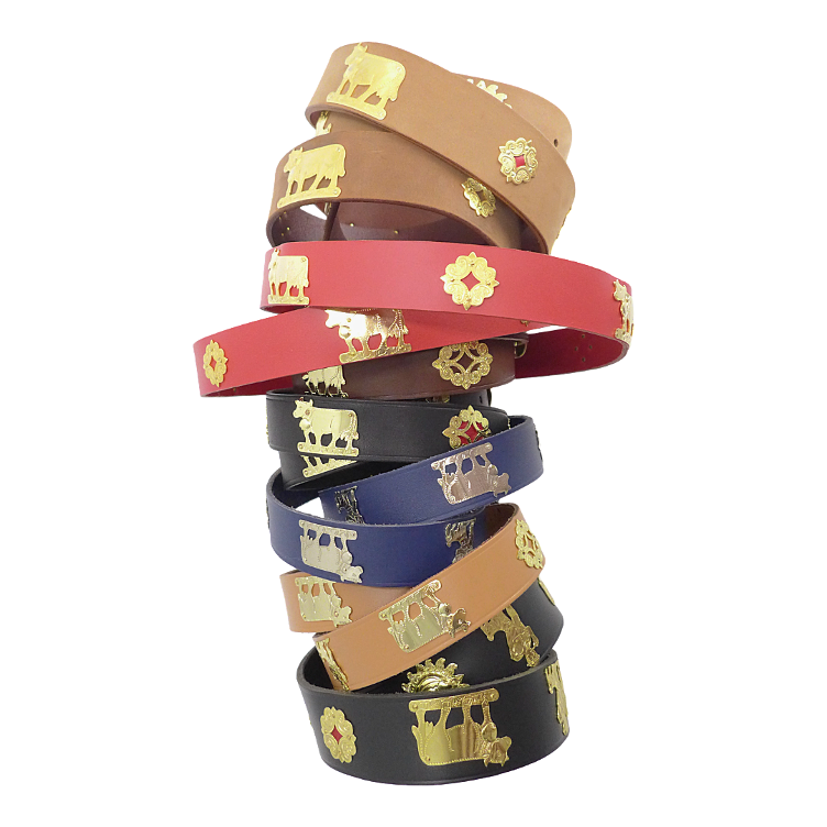 Bracelet cuir Emmental 4cm noir - 0