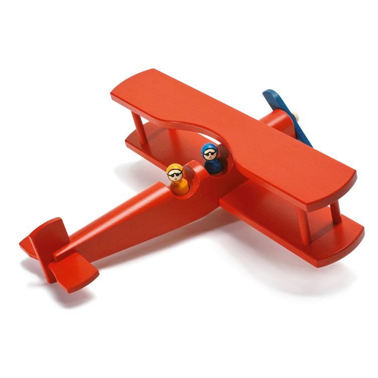 Autobus à deux étages en bois