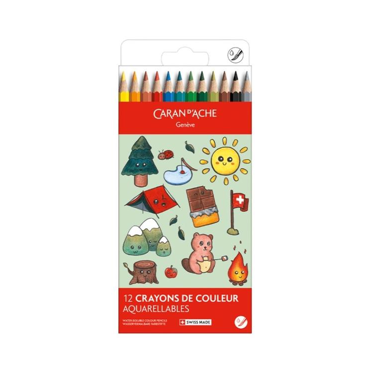 CdA Set Kawaii Swiss 12 pens