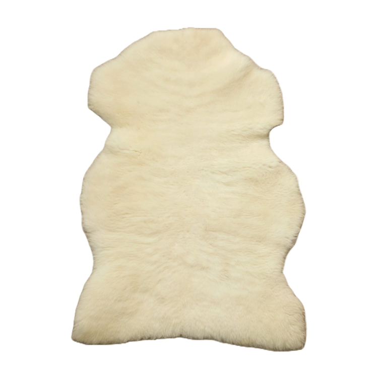 Peau de mouton CH blanche environ 105x65cm