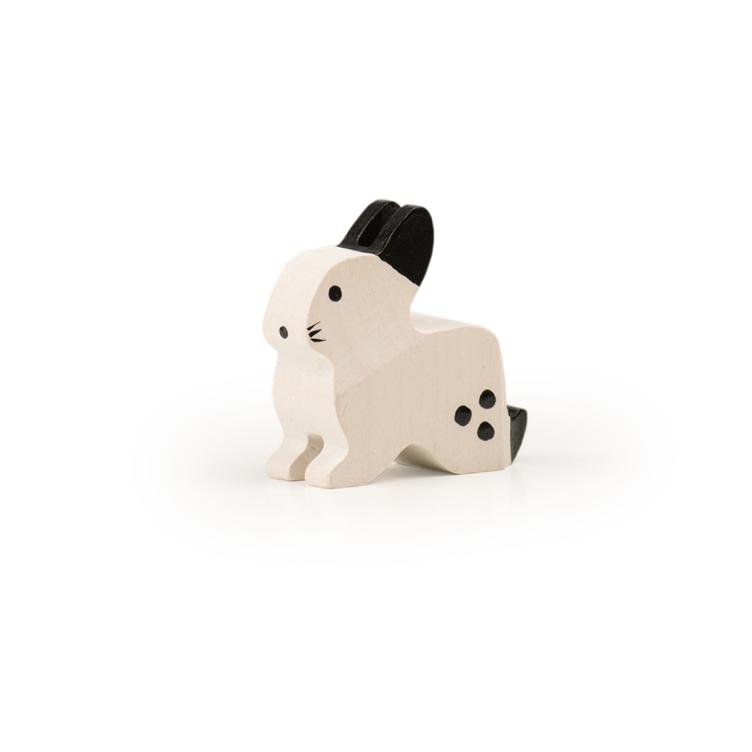 Trauffer Rabbit sitting white*