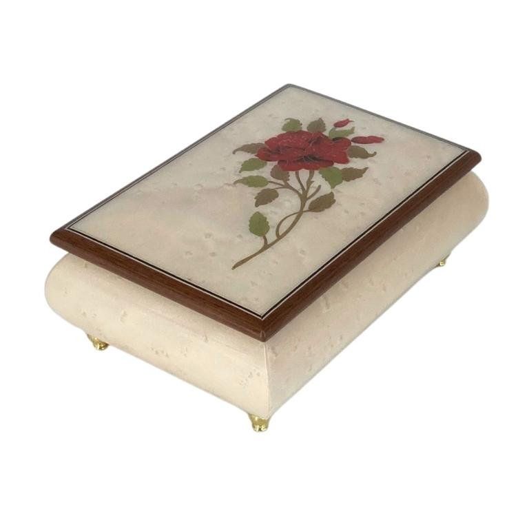 Music Box Intarsia Rose