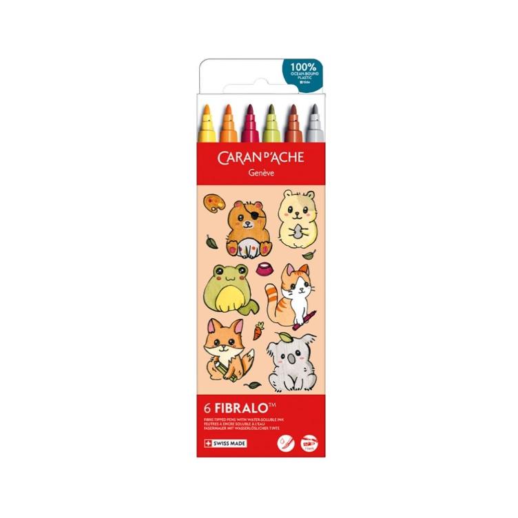 CdA Set Kawaii Animals Fibralo 6 pcs