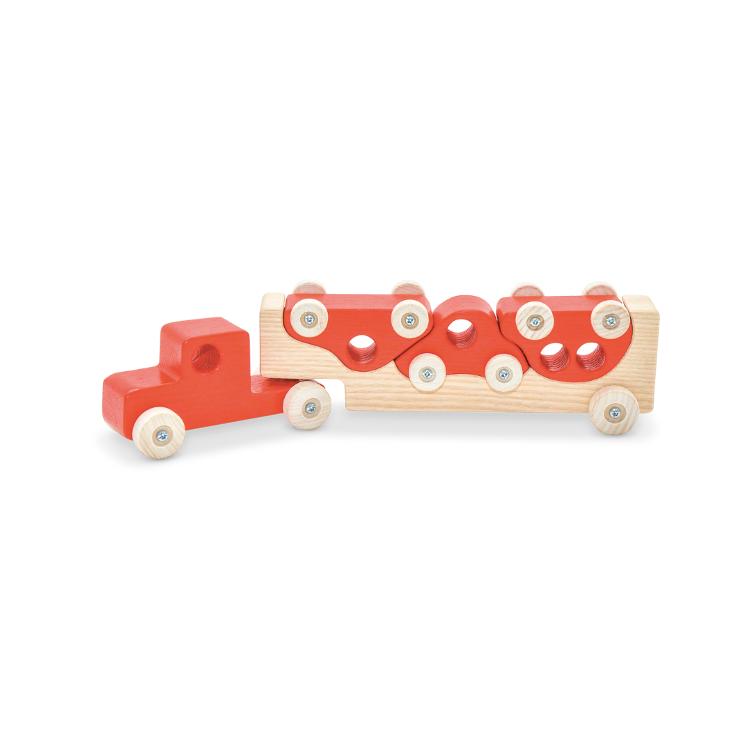 Transporteur de voiture rouge