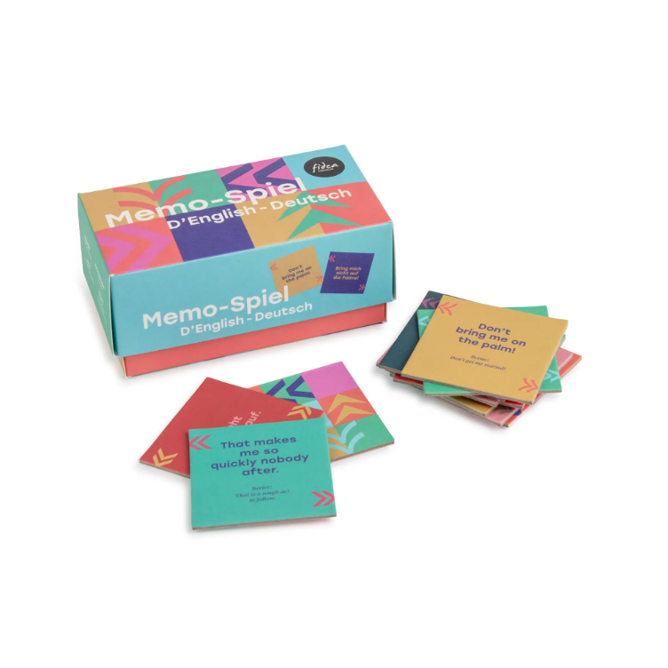 Memo - Spiel D`English/Deutsch
