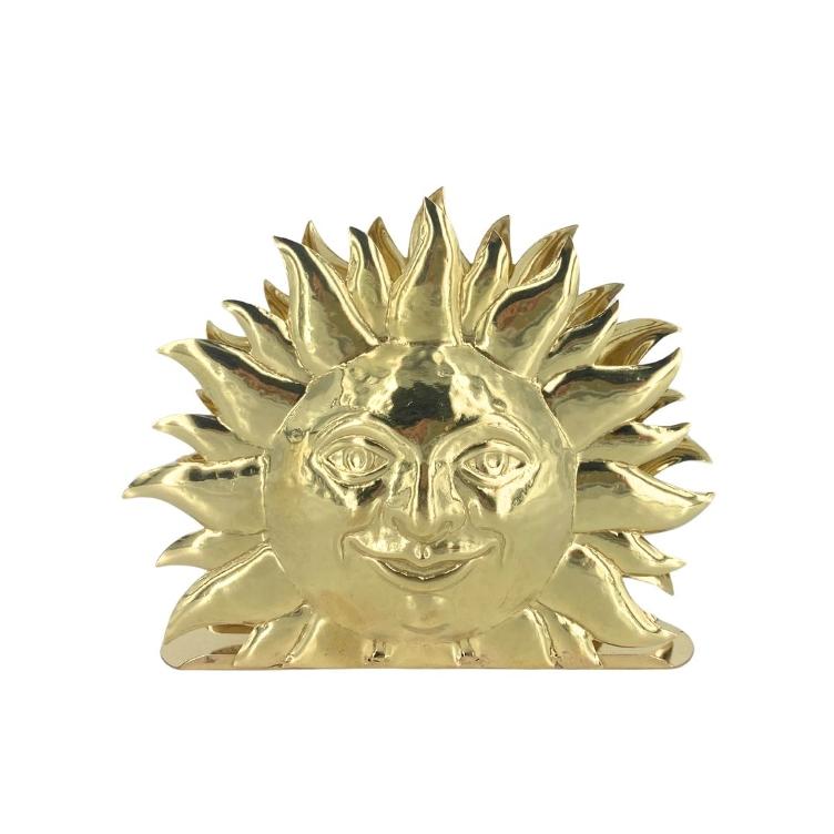 Napkin holder sun brass size