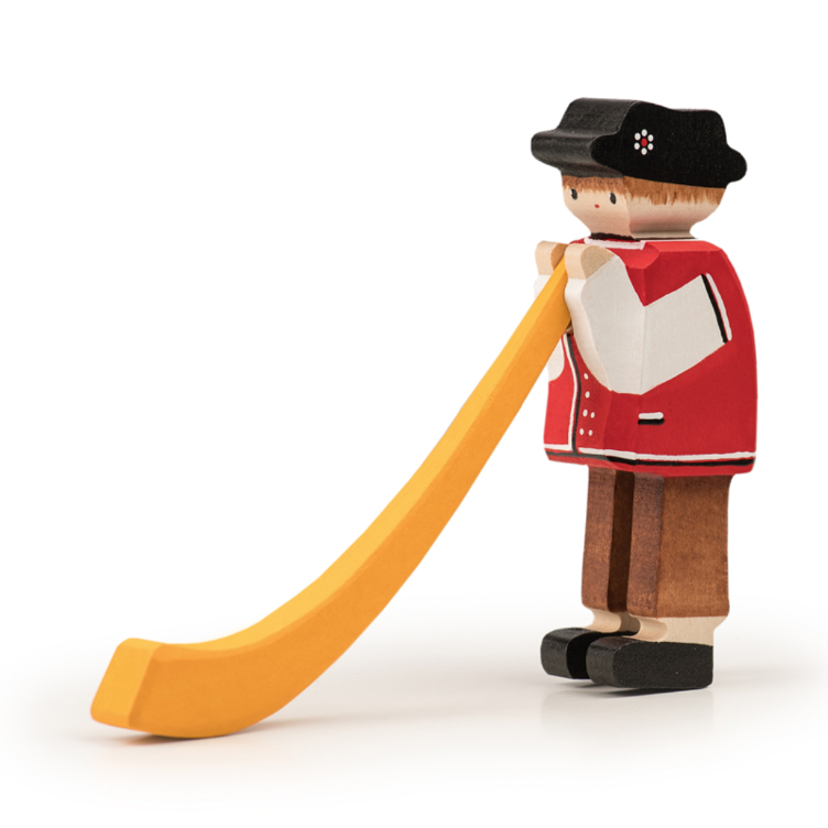 Trauffer Alphorn Blower Noldi