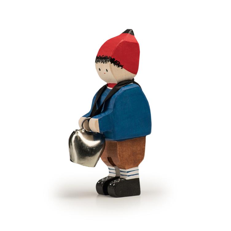 Trauffer Ursli with a bell