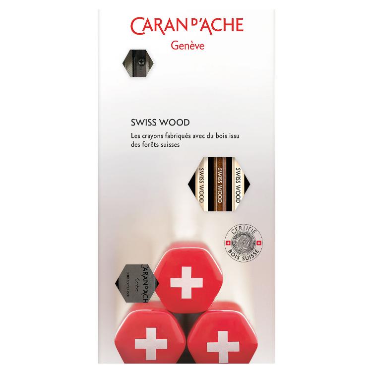 Caran d`Ache Bleistift-Geschenkset SWISS WOOD - 0