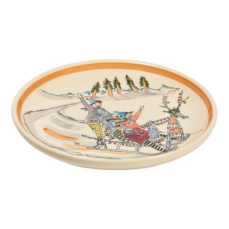 Teller Schlittenfahrt 21cm