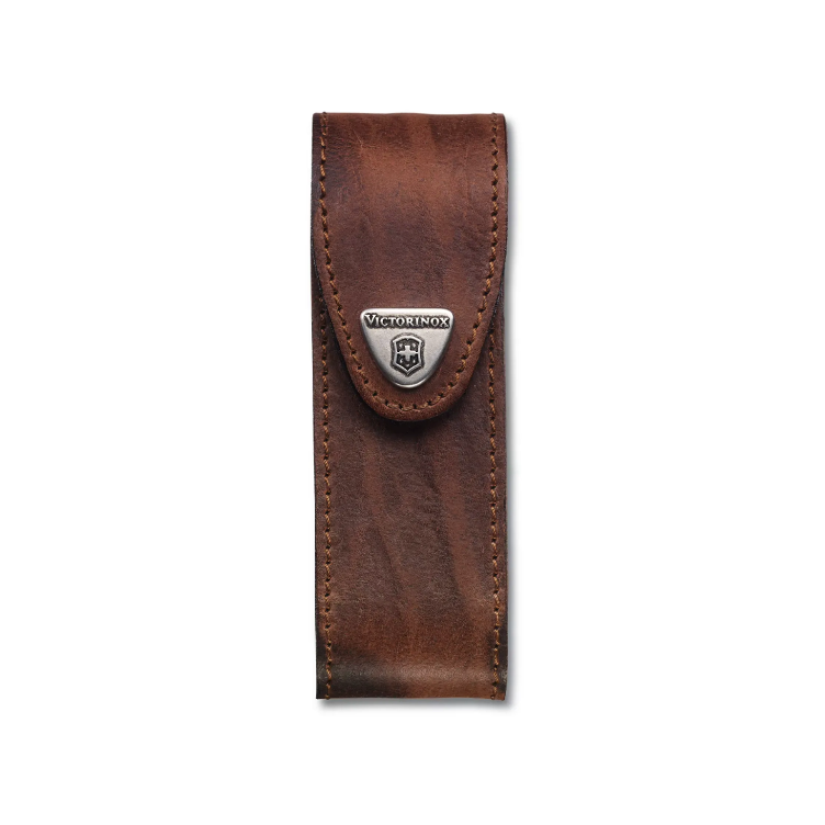 Victorinox Belt case leather brown