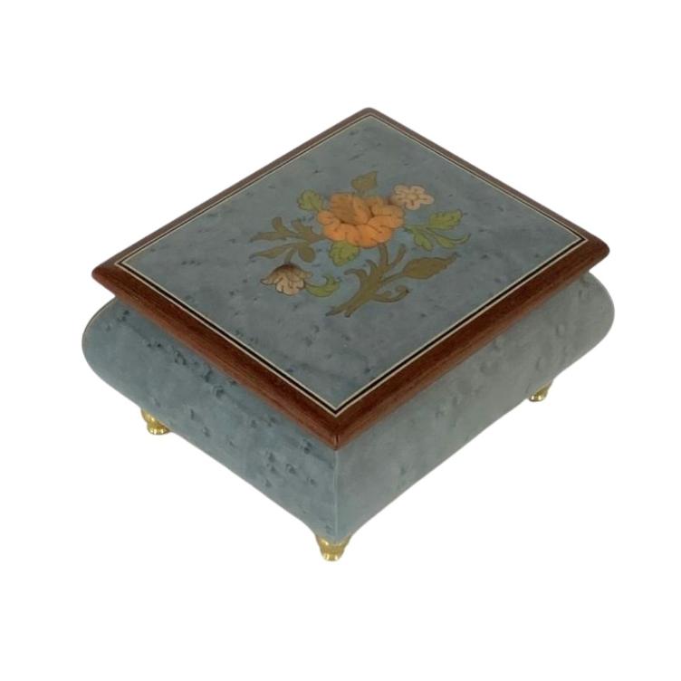 Music box inlay flowers