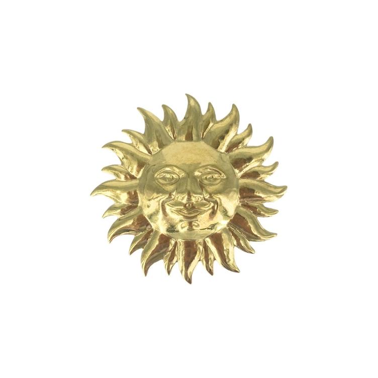 Magnet Sonne Messing gr