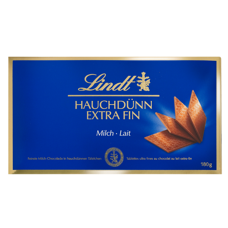 Lindt HAUCHDÜNN Milk 180g