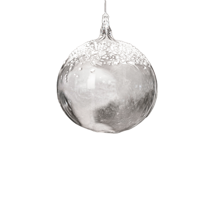 Glasi Hergiswil Snowflake ball small