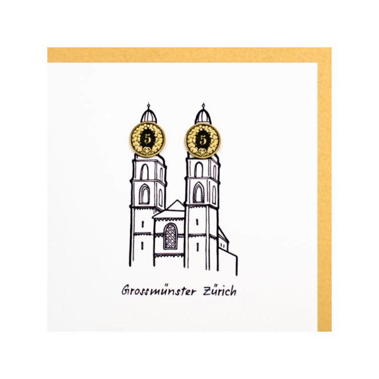 5-ticket card Grossmünster Zurich