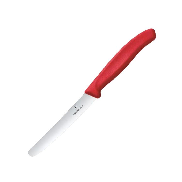 Victorinox Couteau à tomates Swiss Classic rouge