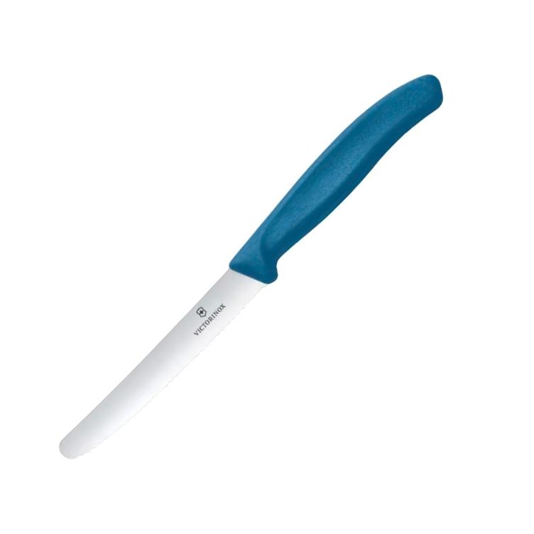 Tomato knife Swiss Classic blue