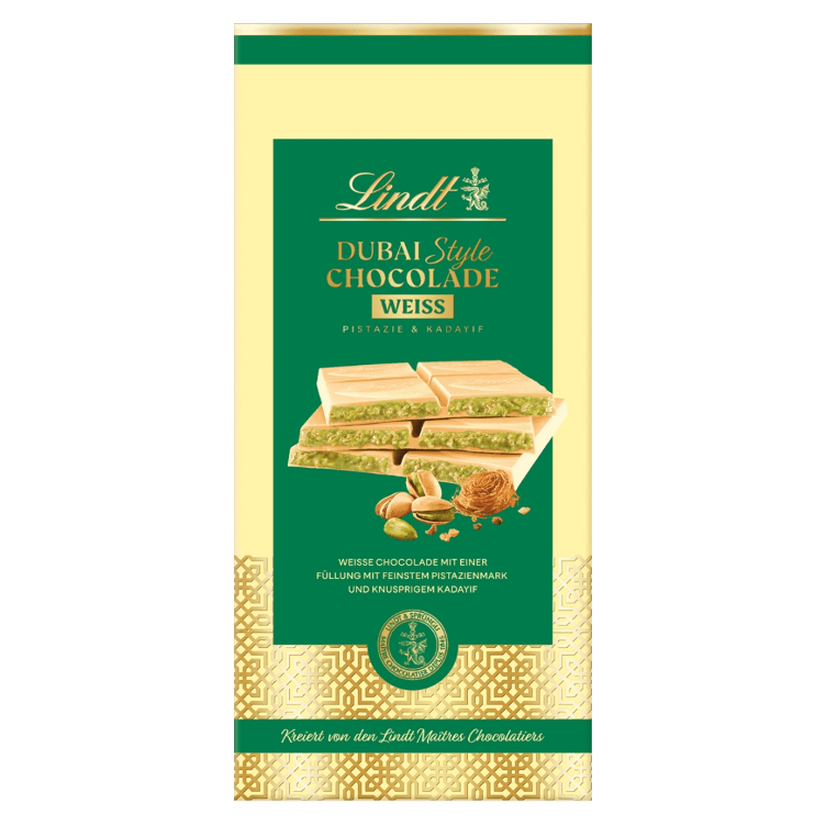 Lindt Dubai Schokolade 150g weiss