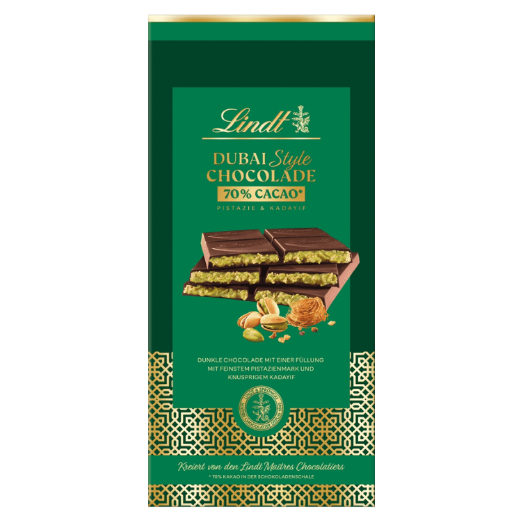 Lindt Dubai Schokolade 145g schwarz