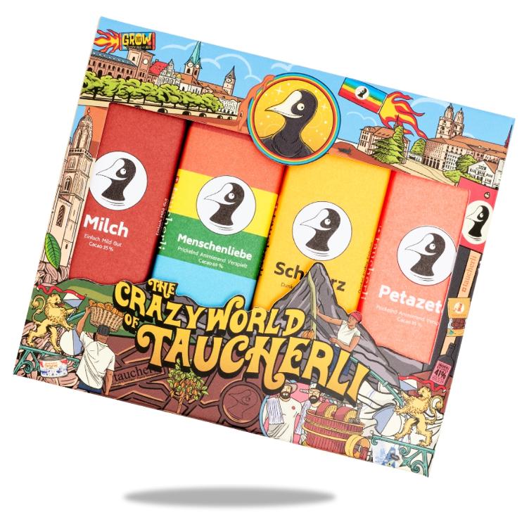 Taucherli Geschenkbox Riegel bio ass.