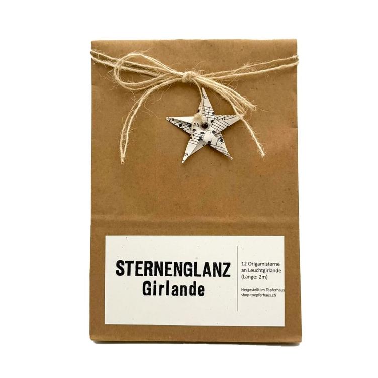 guirlande d`étoiles, lumière des étoiles