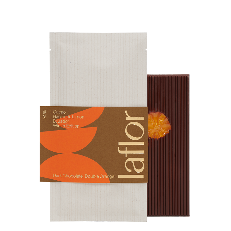 74% Ecuador Double Orange Chocolate 85gr.