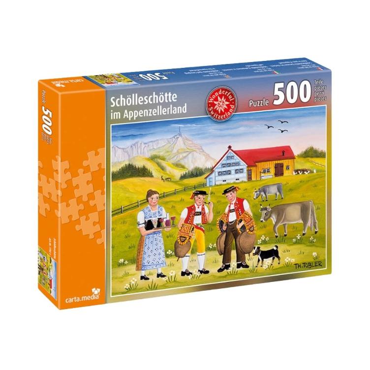 Puzzle della regione di Appenzell, 500 pezzi