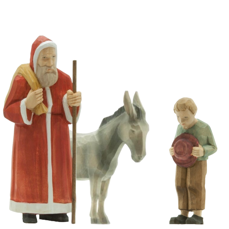 Wooden figures & nativity scenes
