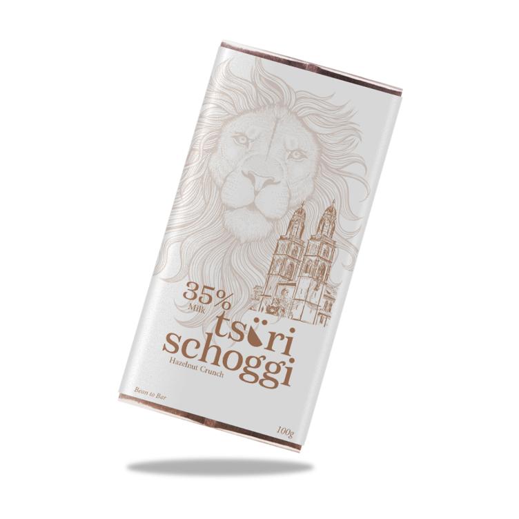 Taucherli Tsürischoggi Milk Haselnuss Bio