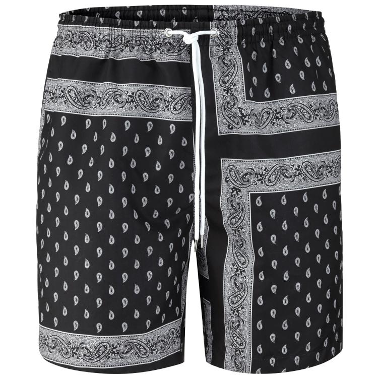 Badeshorts Herren Glarner schwarz