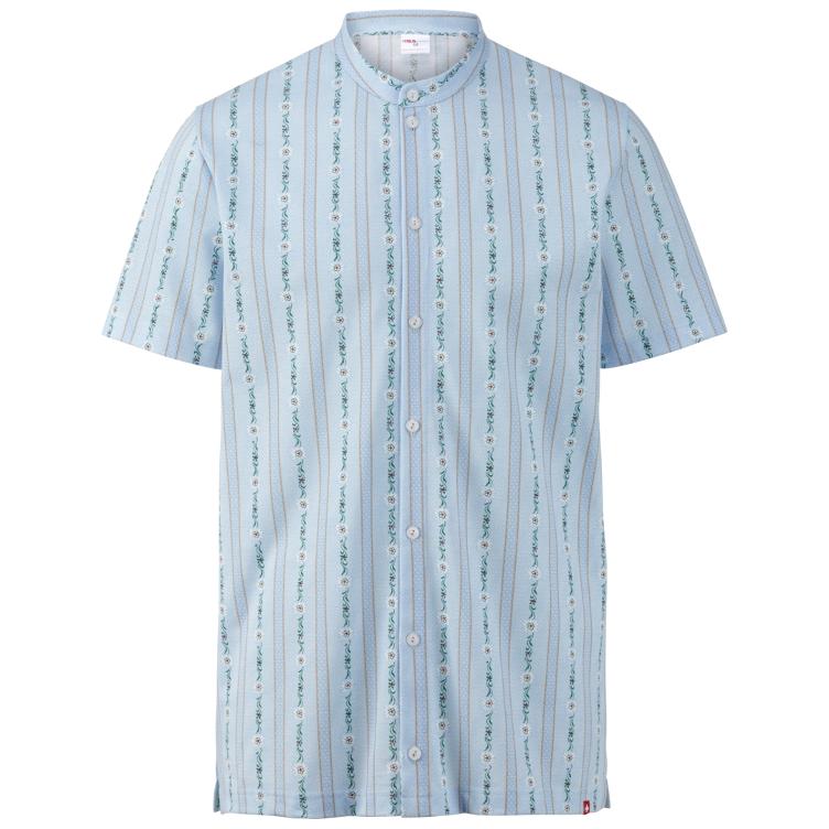 Shirt Knopf blau Edelweiss