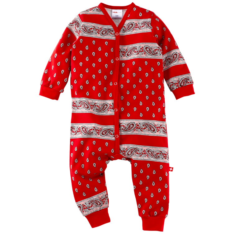 _Baby Strampler Glarner rot