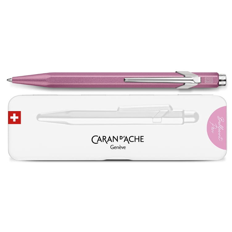 Caran d`Ache ballpoint pen 849 Colormat pink