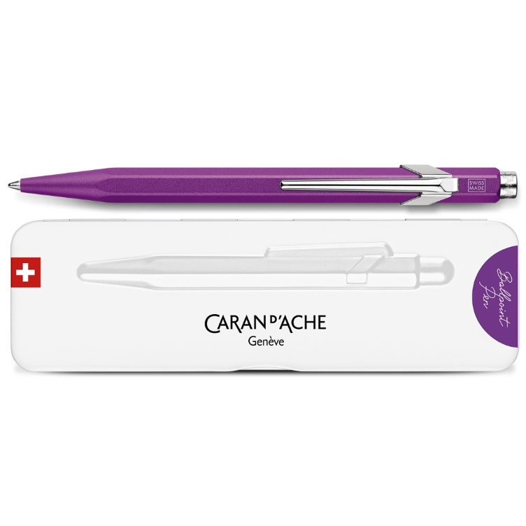 Caran d`Ache ballpoint pen 849 Colormat violet
