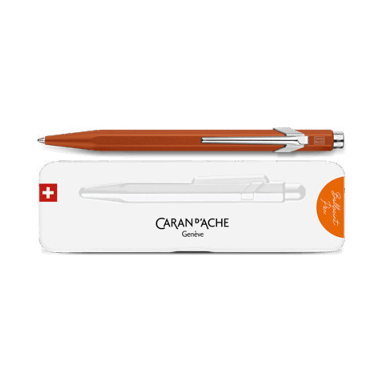 Caran d`Ache ballpoint pen 849 orange