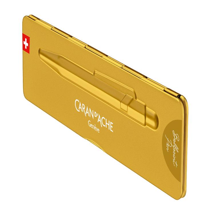 Caran d`Ache Kugelschreiber Premium Goldbar - 2