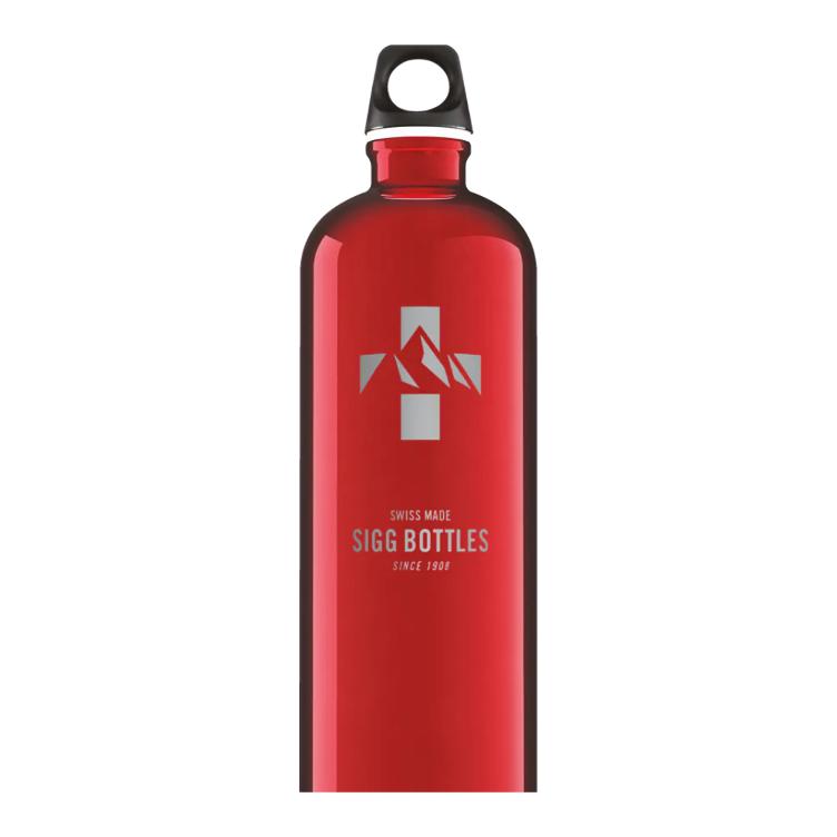 Trinkflasche Mountain red 1.0 L