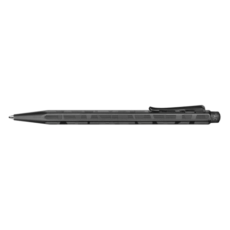 Penna a sfera Caran d`Ache Ecridor Black Lines con astuccio in pelle.