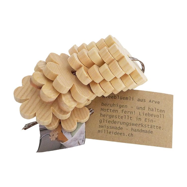 Arvenholz Blümliset 8 Stk.