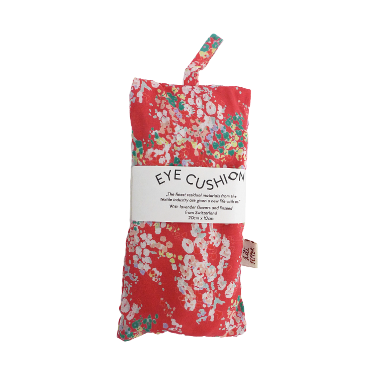 Augenkissen flower red